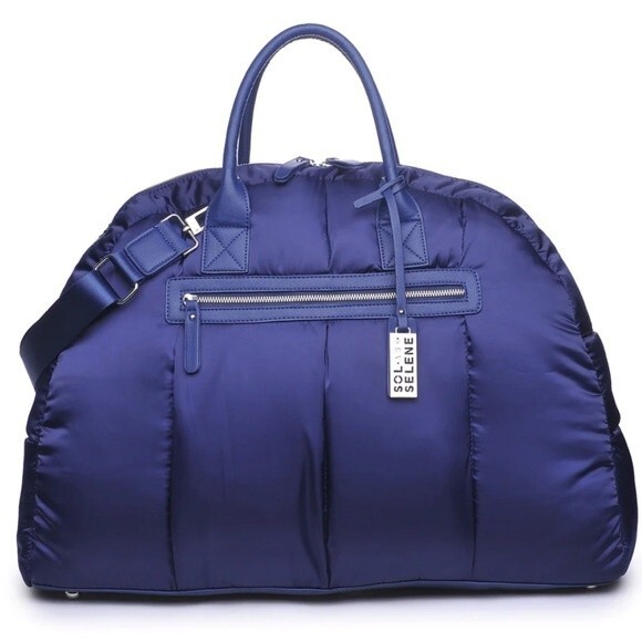 Sol and Selene Flying High Satchel in Navy - Picture 13 of 15